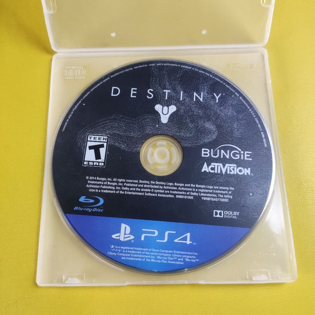 PS4 Destiny nocover BD Kaset Game PS 4