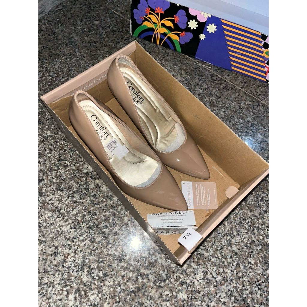 heels kantor comfort plus nude preloved