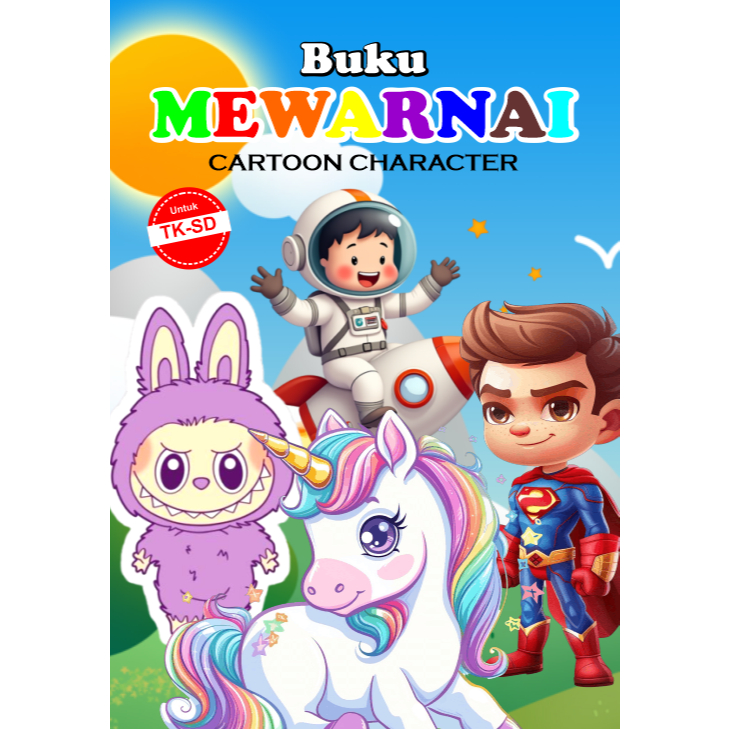 Buku Mewarnai Anak TK - SD