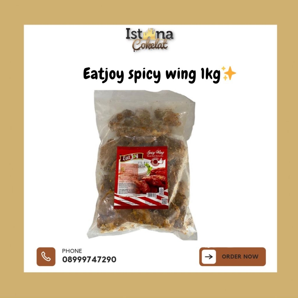 

[FROZEN] EAT JOY SPICY WING 1Kg