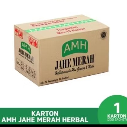 

AMH jahe merah herbal halal 200saset