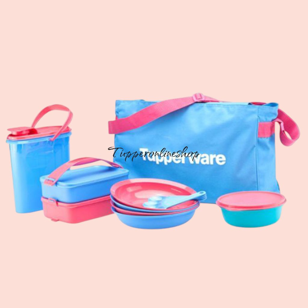 Ohana set tupperware / paket bekal piknik / family pack tupperware