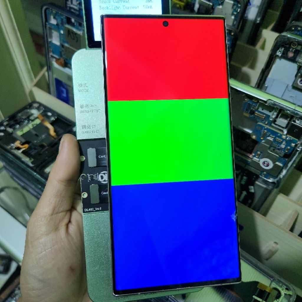 LCD SAMSUNG S23 ULTRA BEKAS COPOTAN MINUS SM-S918b DS