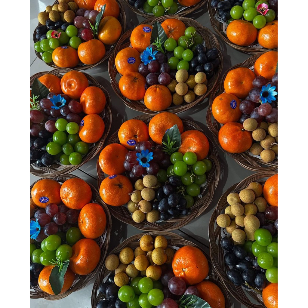 parcel buah piring isi bisa request