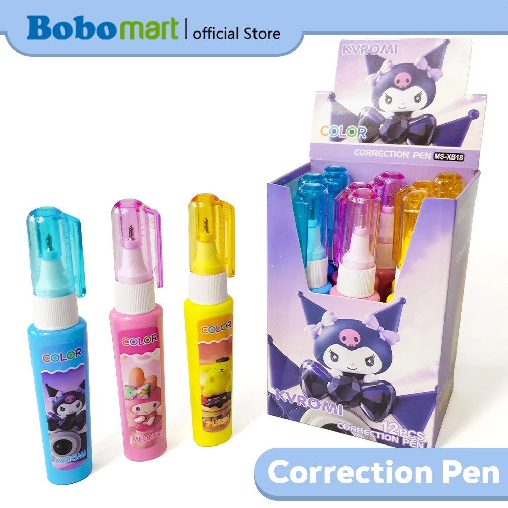 

Correction Pen Sanrio Karakter Lucu – Kuromi Melody Pompompurin MS-XB18