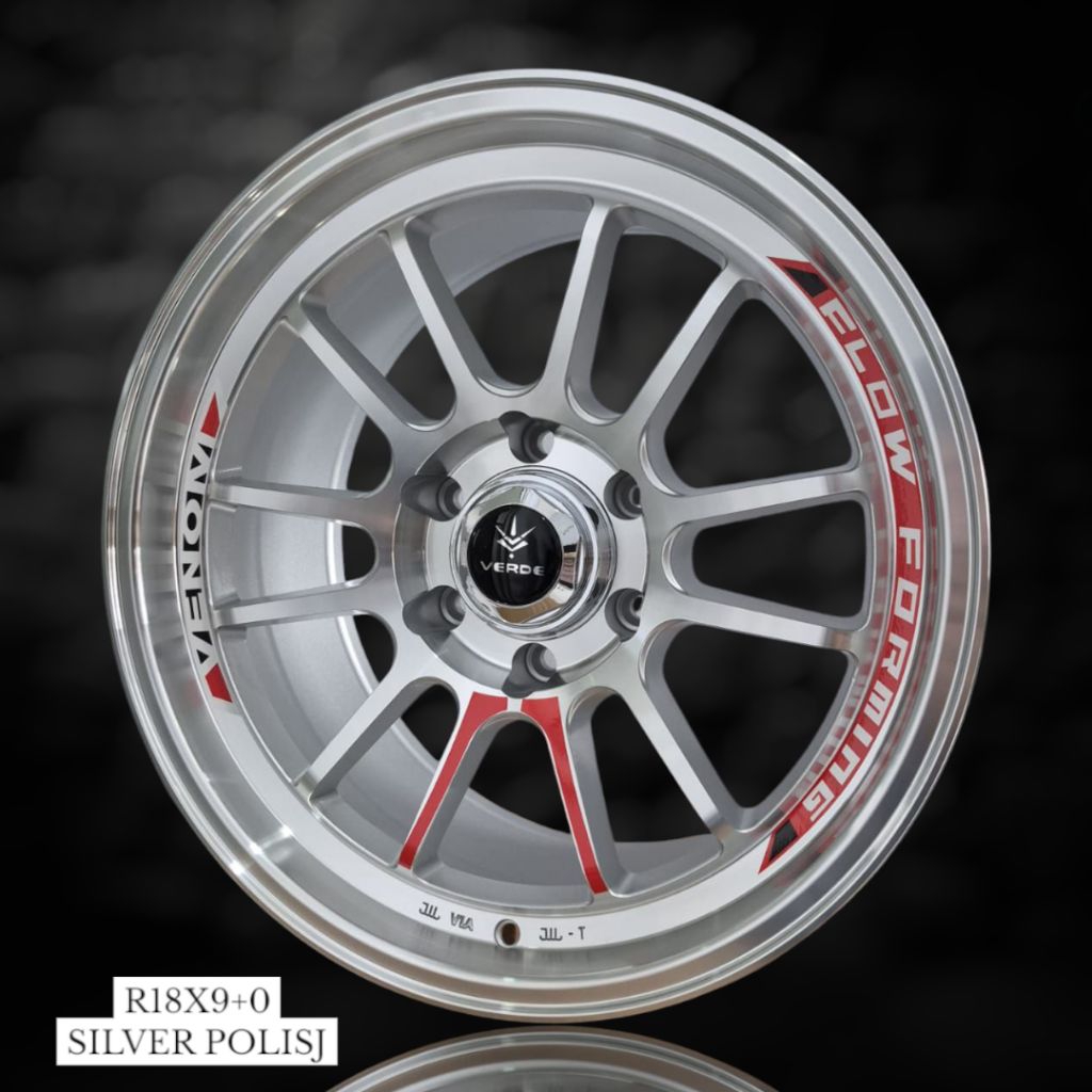 velg venom ring 18 flow forming for pajero fortuner  hilux dll