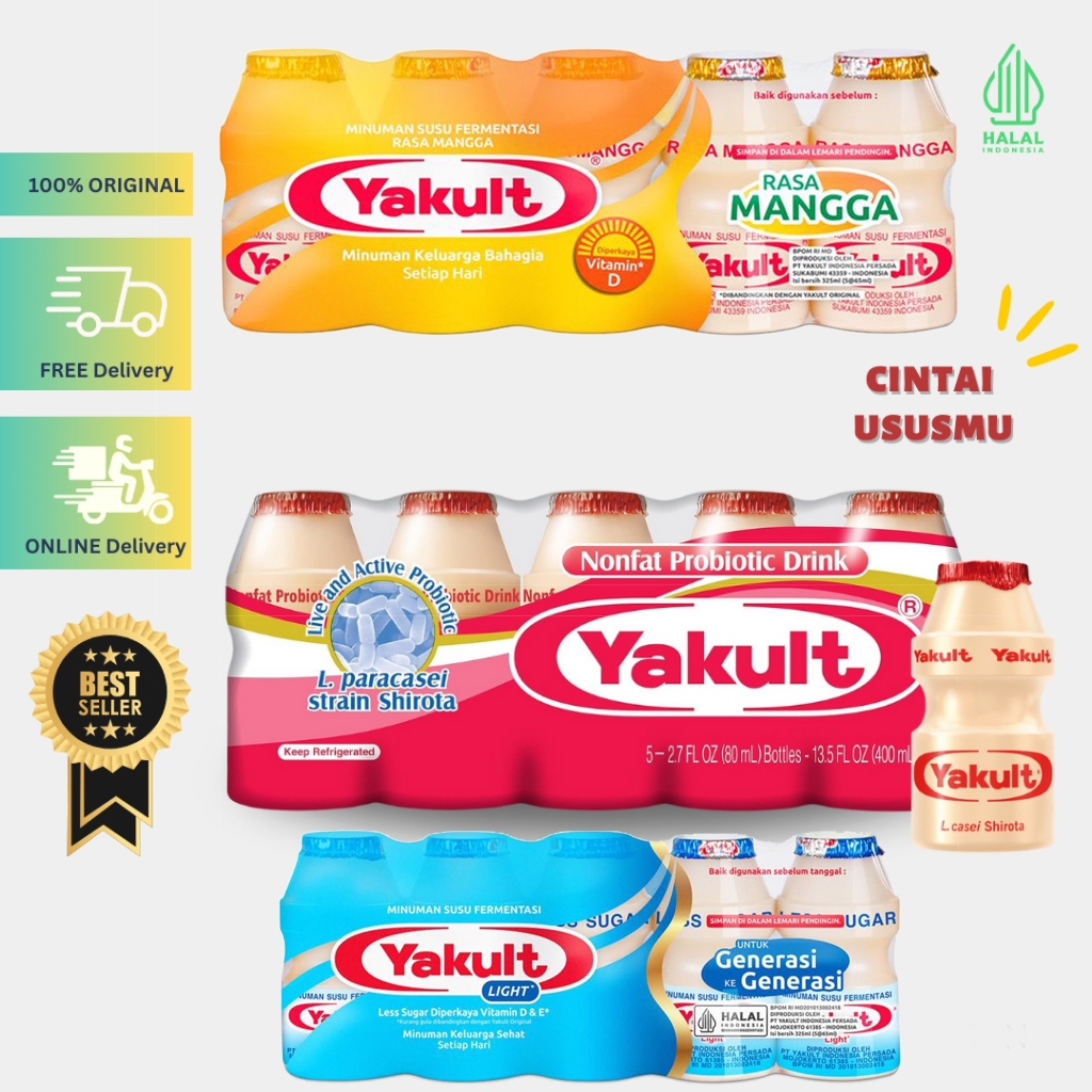 

YAKULT Yogurt Probiotic 65ml (5pcs/pack)
