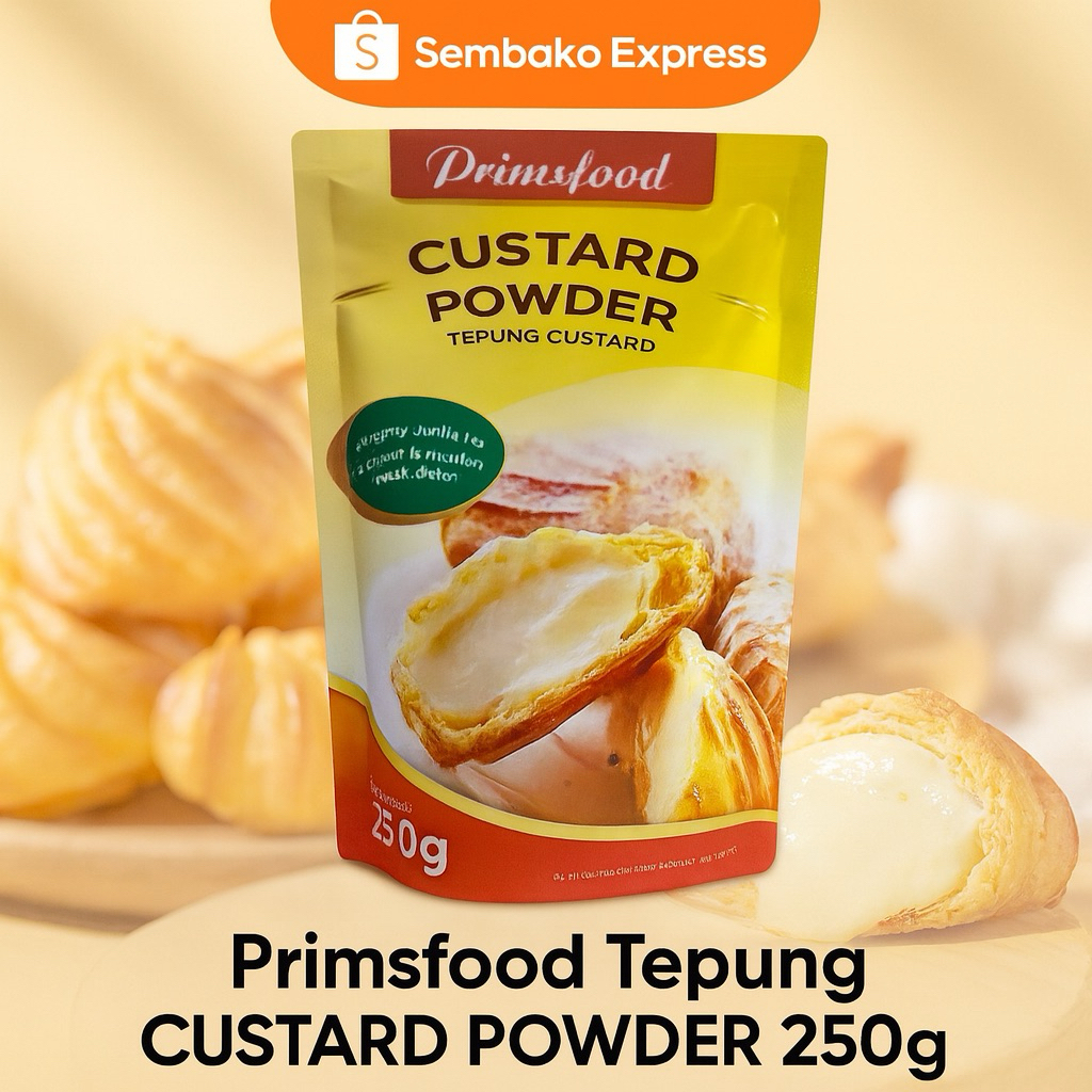 

Primsfood Tepung Custard Powder 250gr – Krim Lembut & Gurih
