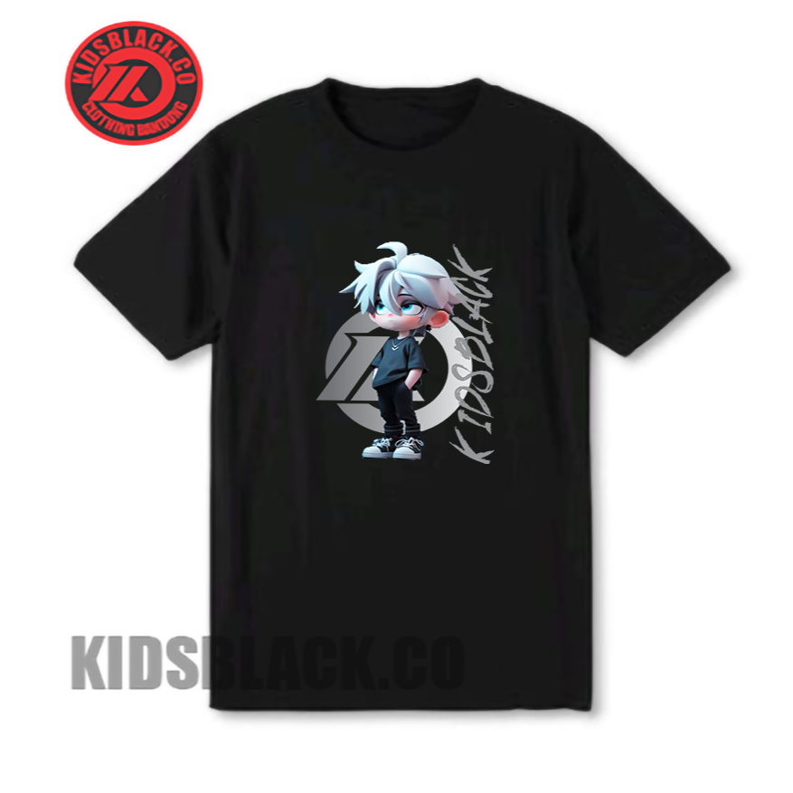 kaos anime anak laki laki perempuan/t-shirt anime anak anak