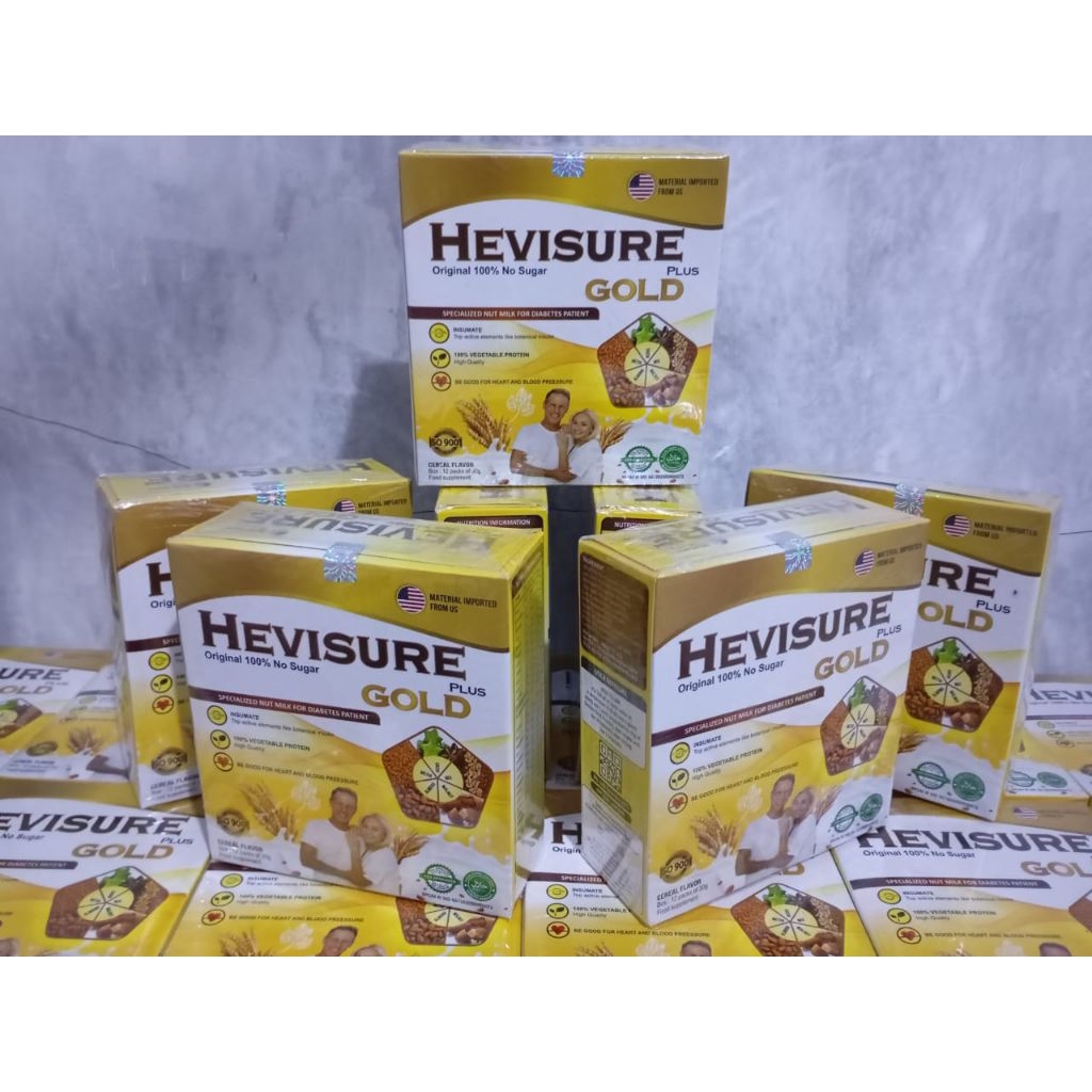 

PROMO Paket 8 Box Hevisure Gold Susu Diabetes Kencing Manis & Penstabil Gula Darah ORI Halal BPOM