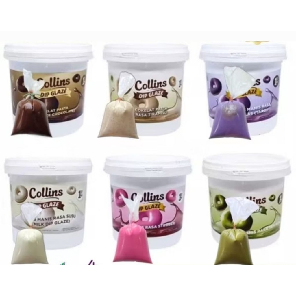 

COLLINS DIPGLAZE 200GRAM ALL VARIANT [REPACK]