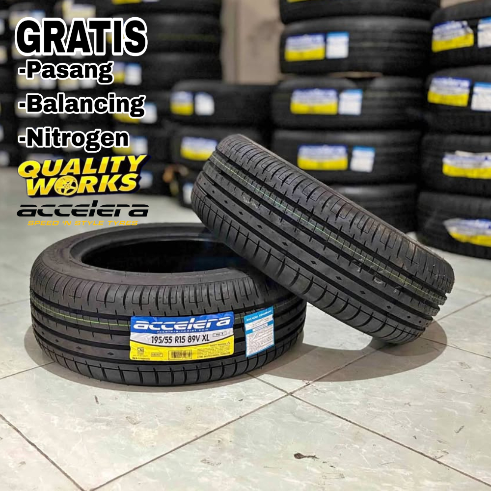 BAN MOBIL 195 55 R15 ACCELERA PHI-R - BAN MOBIL RING 15 UKURAN 195/55 R15