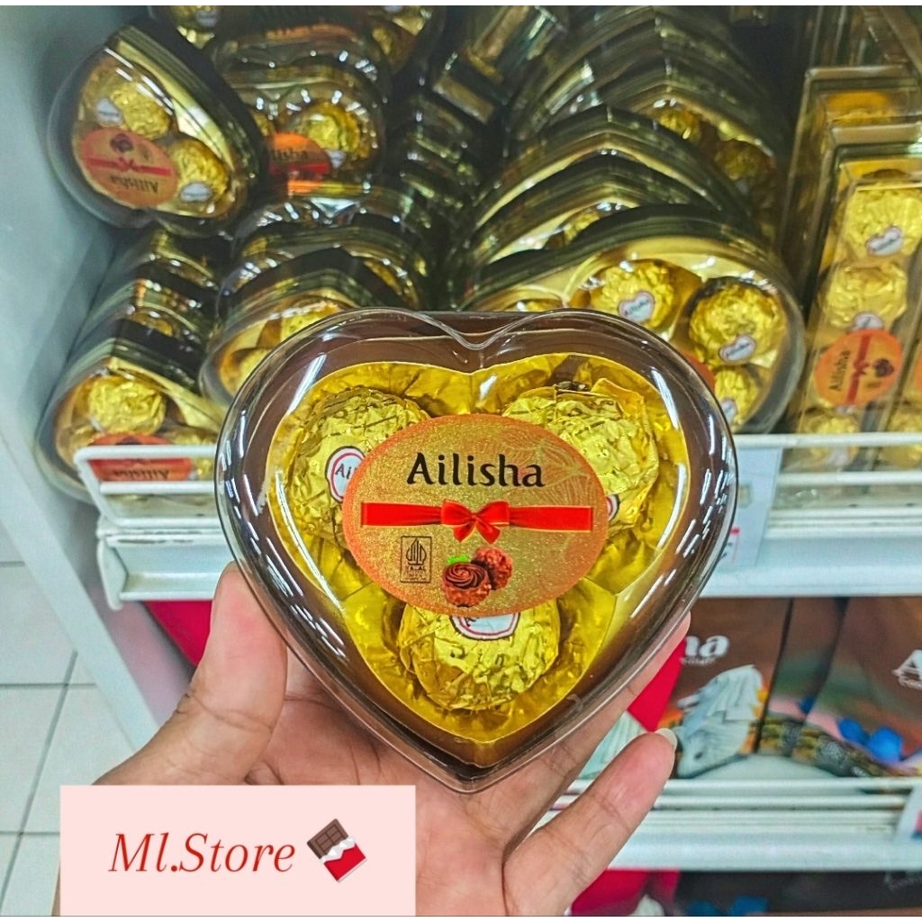 

Ailisha Coklat Compound Susu Dengan Wafer dan Kacang