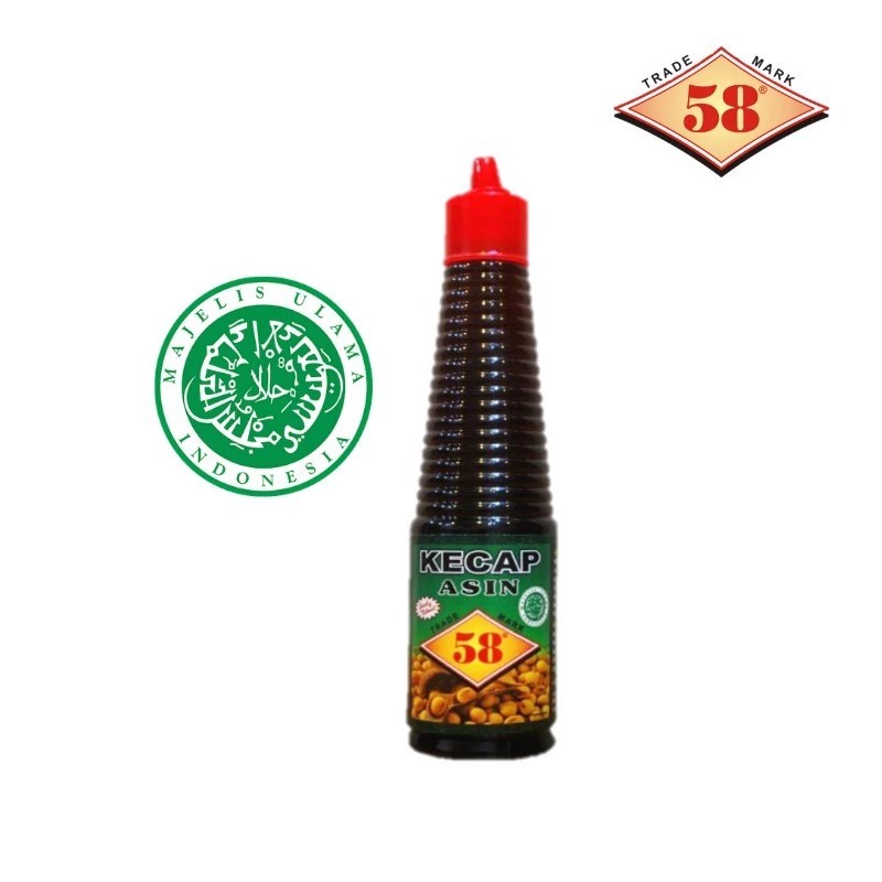 

Saos 58 - (6pcs) Kecap Asin 58 Halal 135 ml