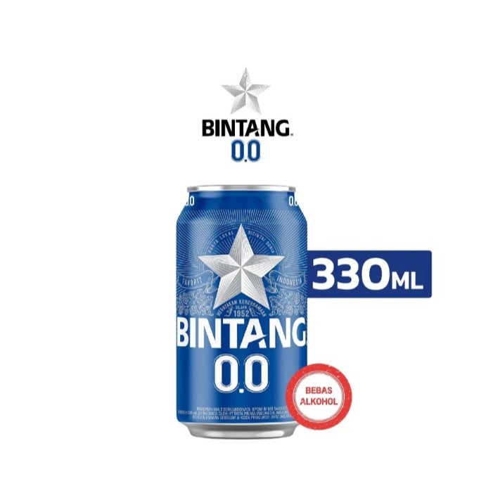 

BINTANG Zero Kaleng 330ml - Minuman Berkarbonasi Bebas Alkohol