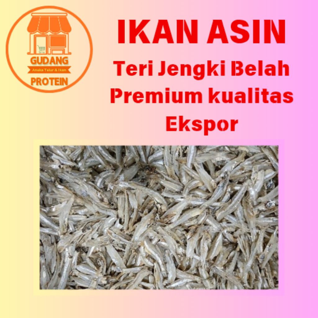 

Teri jengki belah premium kualitas eksport Terbaik