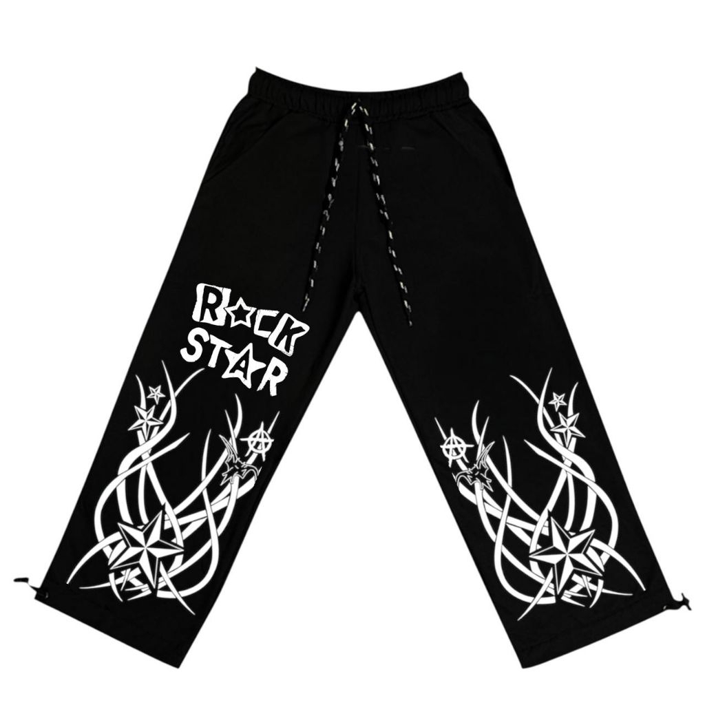 celana skena anak usia 6/15 motip Rock star/celana Skena baggy unisex usia 6/15terlaris