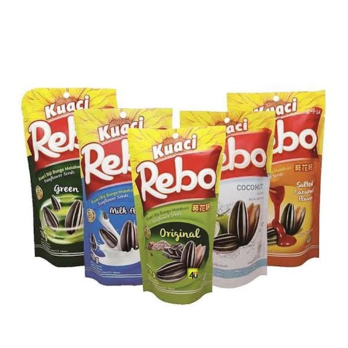 

KUACI REBO 140gr (ORIGINAL / MILK / GREEN TEA / SALTED CARAMEL / COCONUT / CHEESE / CAFFE LATTE)