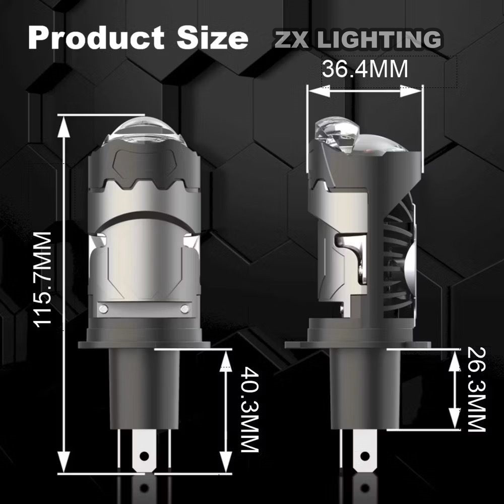 Lampu Mini Projector Biled Gs2 Gs-H4 Vinyx 48 Watt Lampu Led Vinyx Gs-H4 Projie H4 Mini Projector