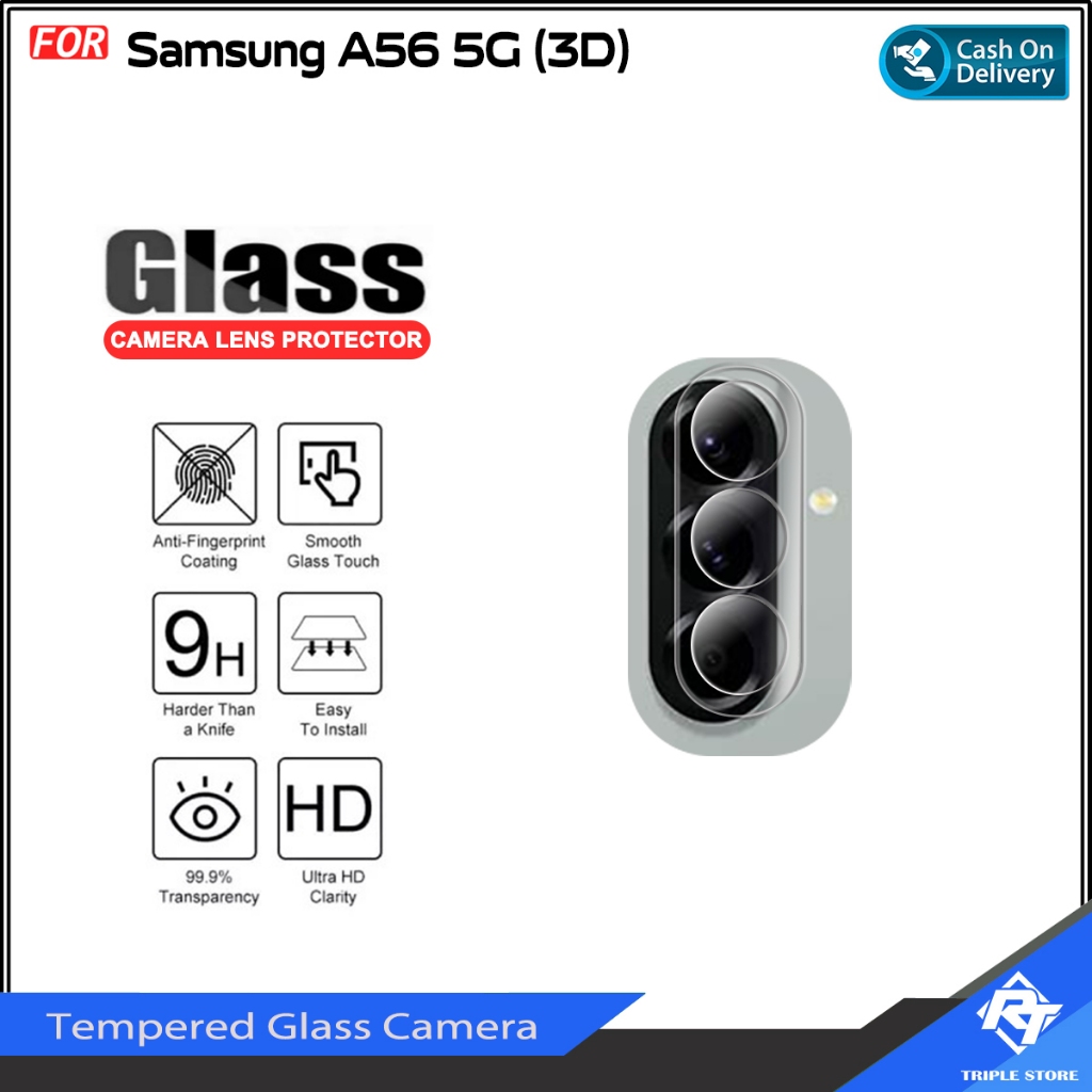 Tempered Glass Camera Lens Protector Samsung A56 A36 A26 A55 A35 A05 A05s A04 A04E A04s A14 A15 A54 