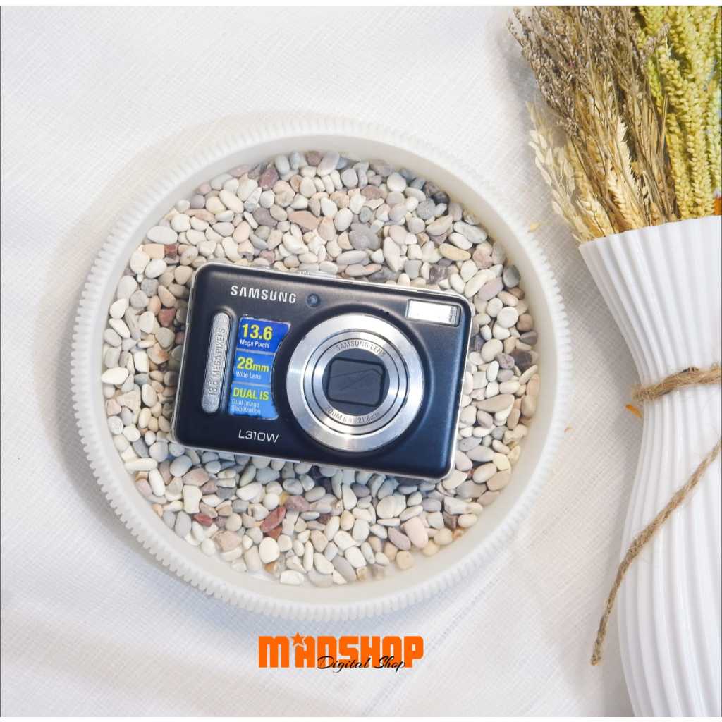 Samsung L310W Digicam Camdig Kamera Digital Pocket Saku Jadul Navy