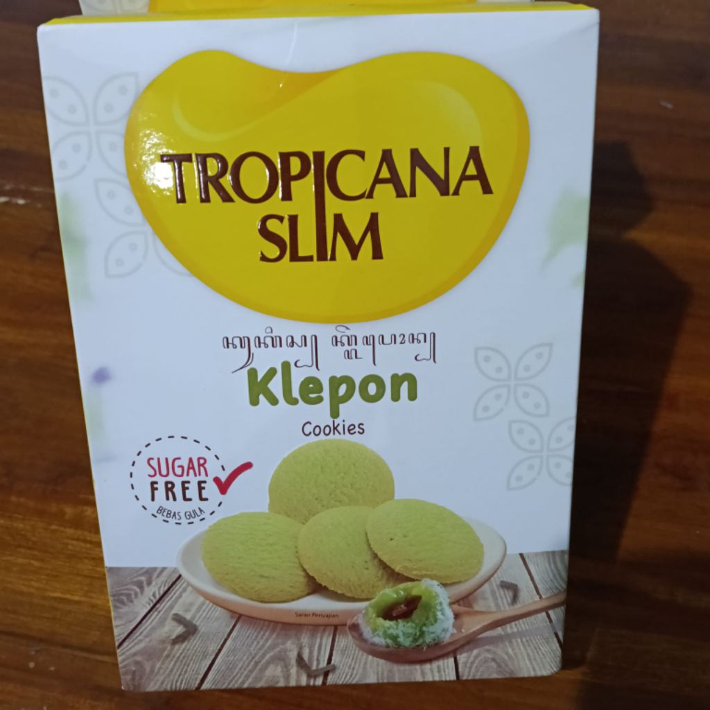 

Tropicana slim Klepon cookies Kue sehat bebas gula isi 5 shacet