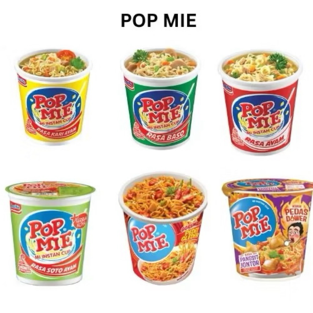 

POP MIE INSTANS CUP UKURAN BESAR