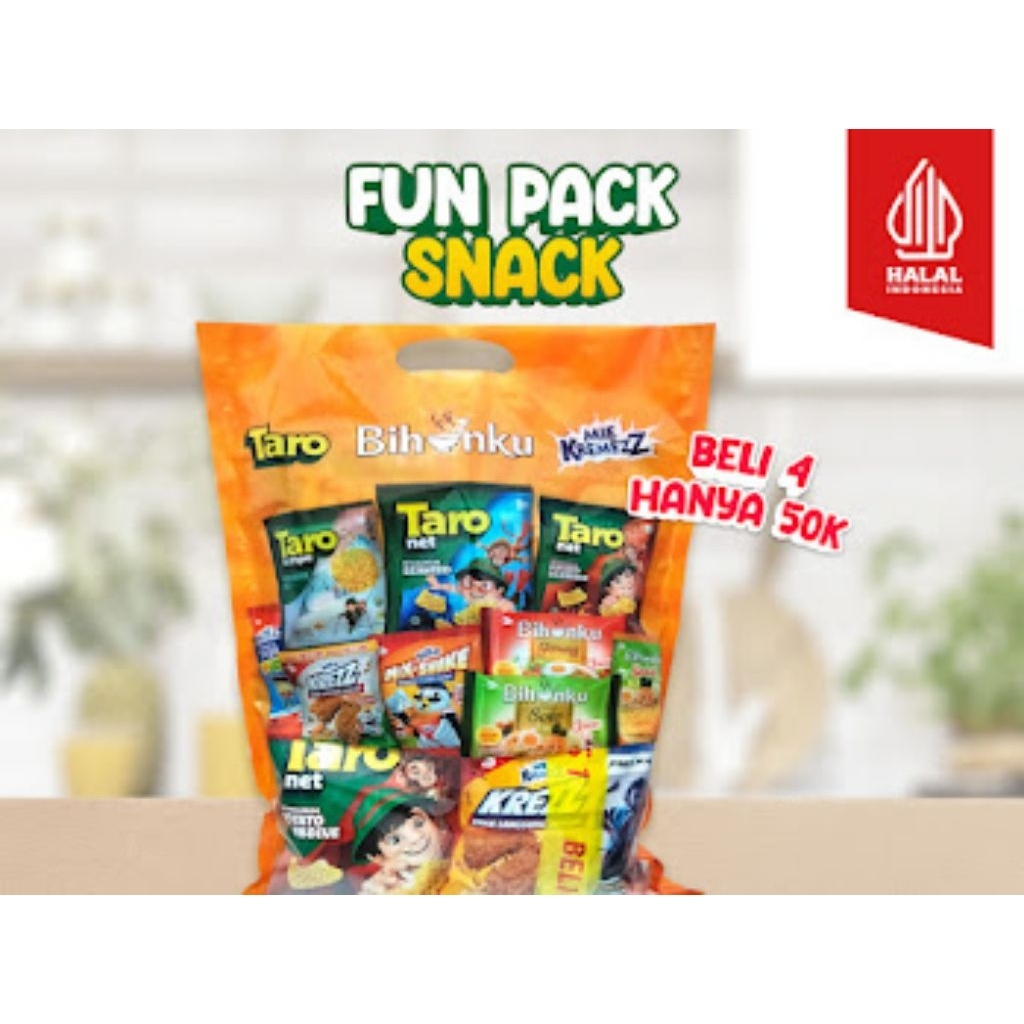

Goodie bag-Fun Pack Snack Edition - Paket Hampers Anak (1pack)