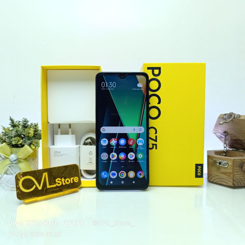 Xiaomi Poco C75 RAM 8/256 GB HP Second Original Bergaransi