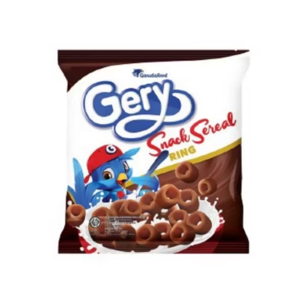 

Gery snack sereal ring cokelat 9 gram dus