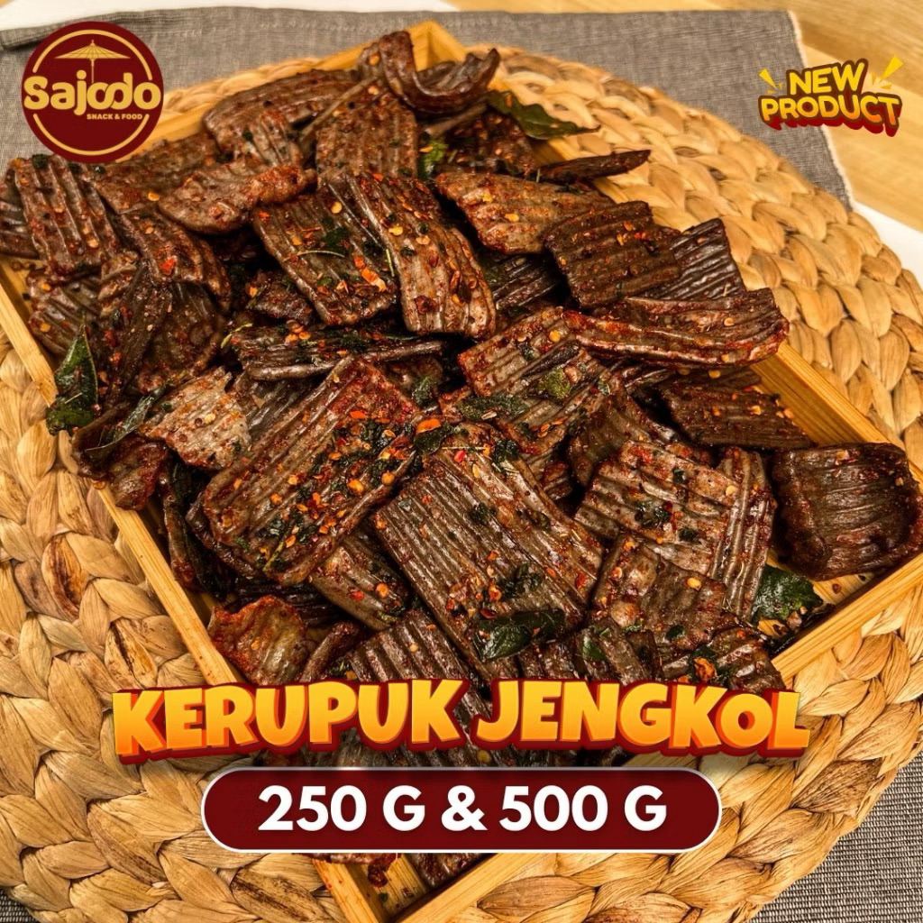 

SAJODO SNACK Kerupuk Jengkol Bantet Enak, Gurih, Nagih 250 Gram