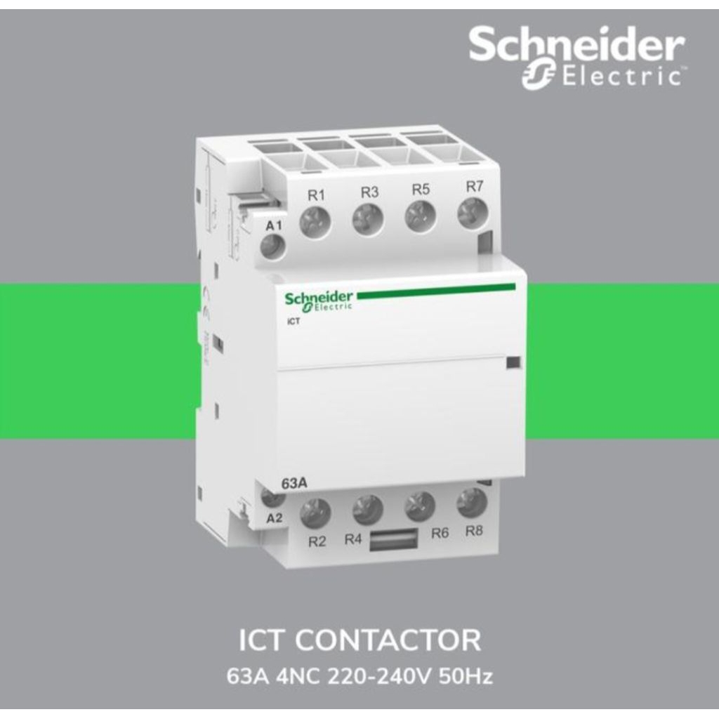 KONTAKTOR SCHNEIDER ICT 4P 40A & 63A 220v