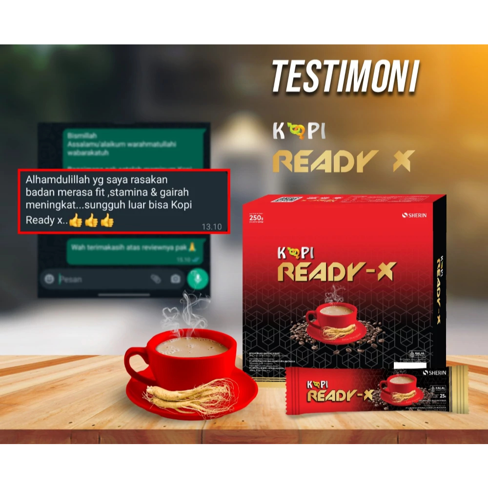 

Kopi Ready X Ukuran 10 Sachet