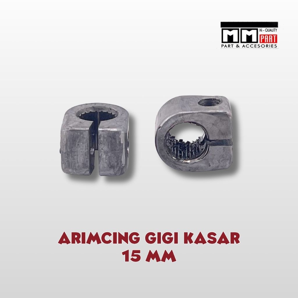 ARIMCING GIGI KASAR 15MM – ARIMCING GIGI SAMBUNGAN AS VERSNELENG DRAT KASAR 15MM MOTOR UNIVERSAL