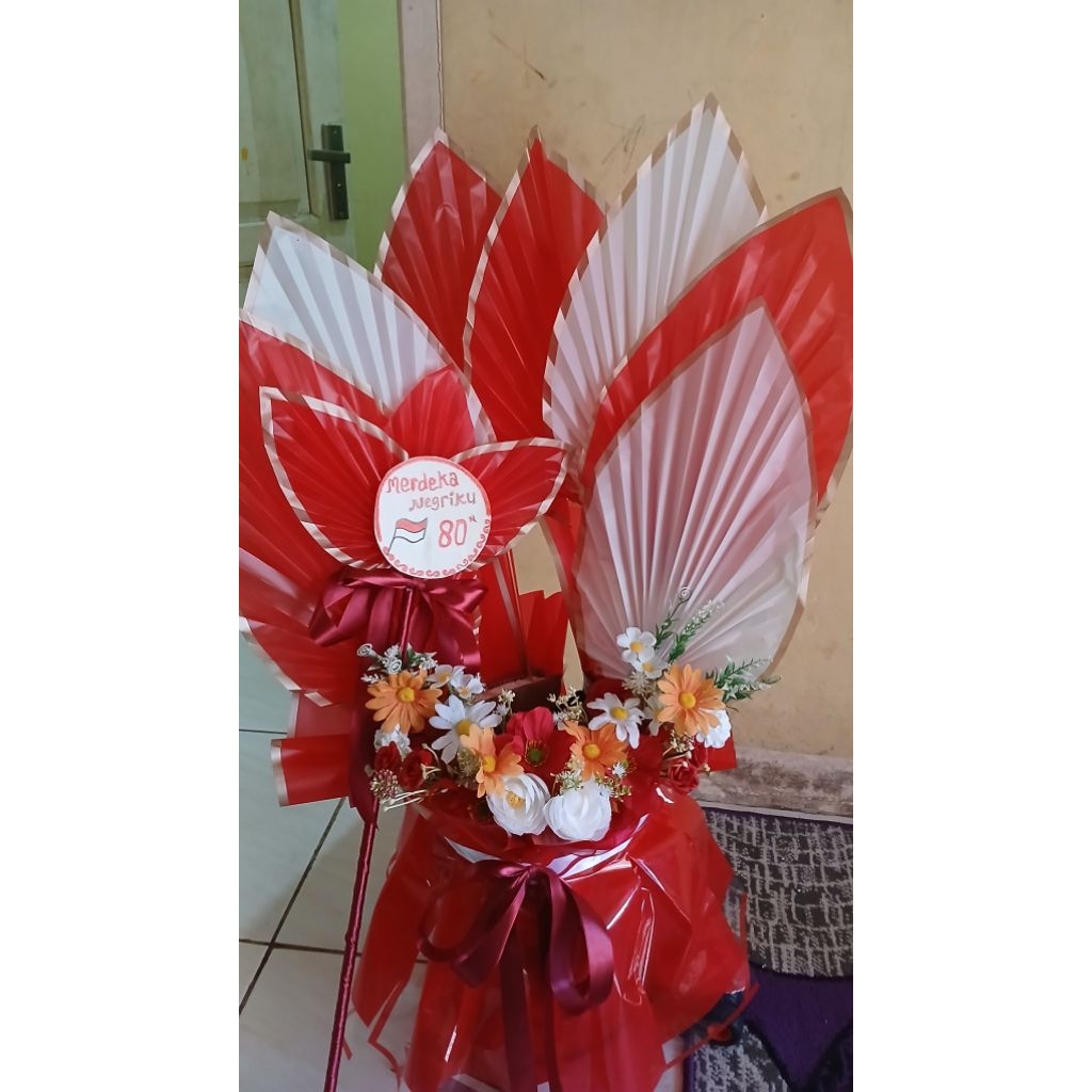 KOSTUM KARNAVAL BUCKET BUNGA+tongkat