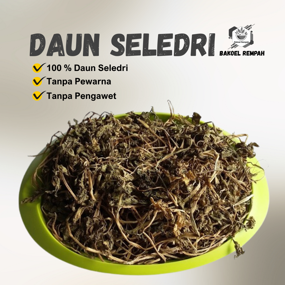 

Daun Seledri Kering Dehydrate Berkualitas - Bakoel Rempah