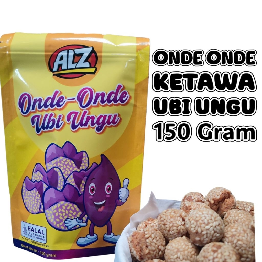

Onde Ketawa Ubi Ungu ALZ 150 Gram Oleh - oleh Makanan Khas Kebun Teh Kemuning Karanganyar / Solo