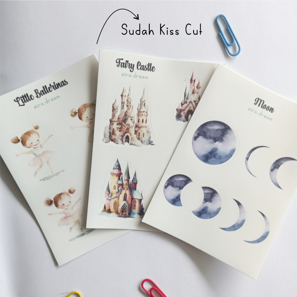 

Stiker Kastil Anti Air Sticker Aesthetic Lucu Kiss Cut A7