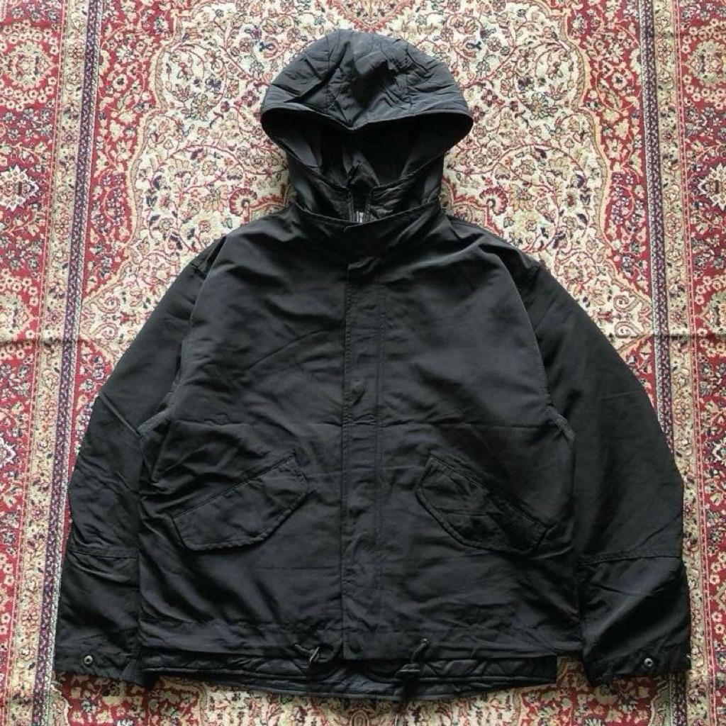 Code:graphy 2in 1 m65 fistail short  Double liner jacket vintage military M65 short parka jacket HG3