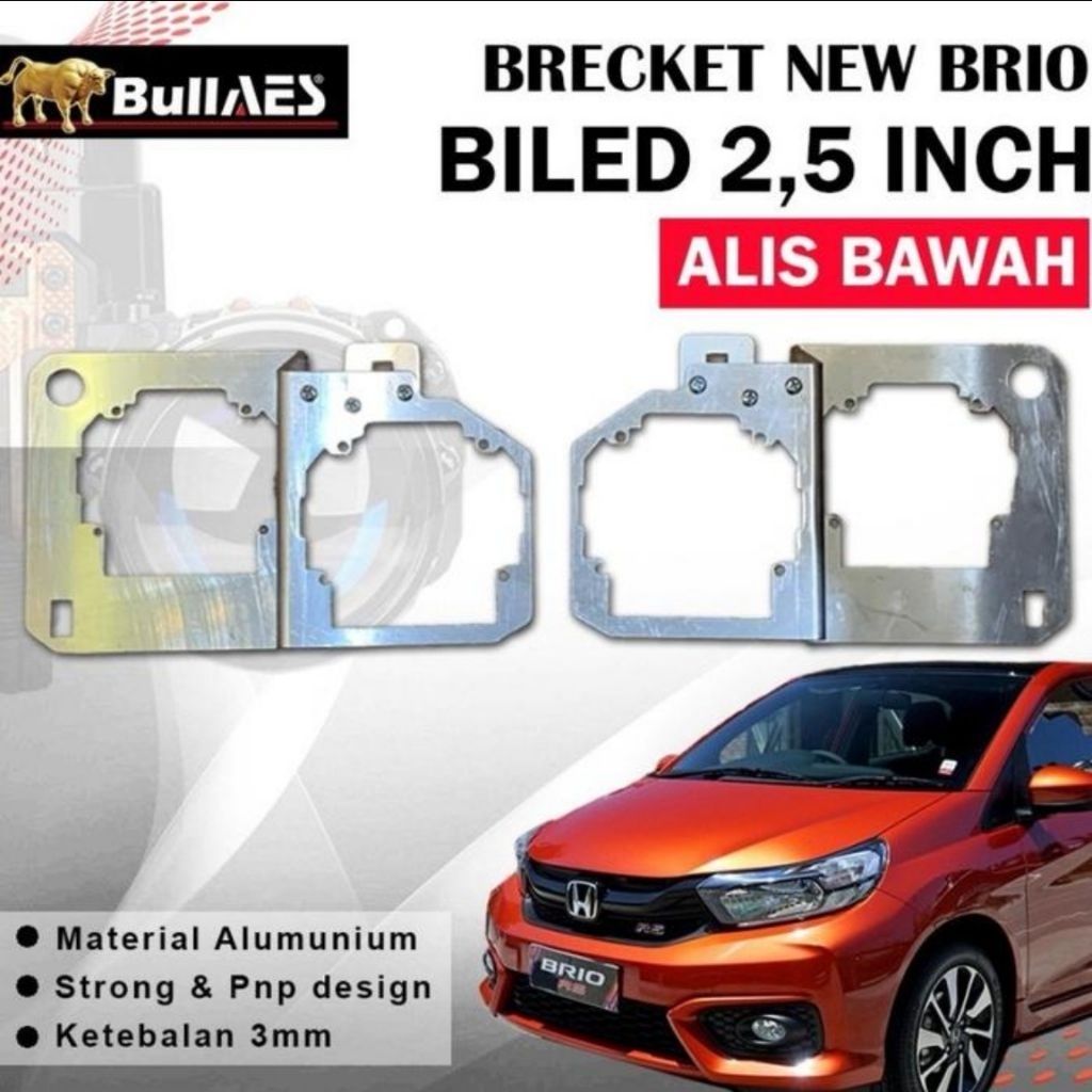 Headlamp BILED Honda New Mobilio E RS S Facelift 2017 2018 (Projector Projie BI-LED 2.5 Inch)