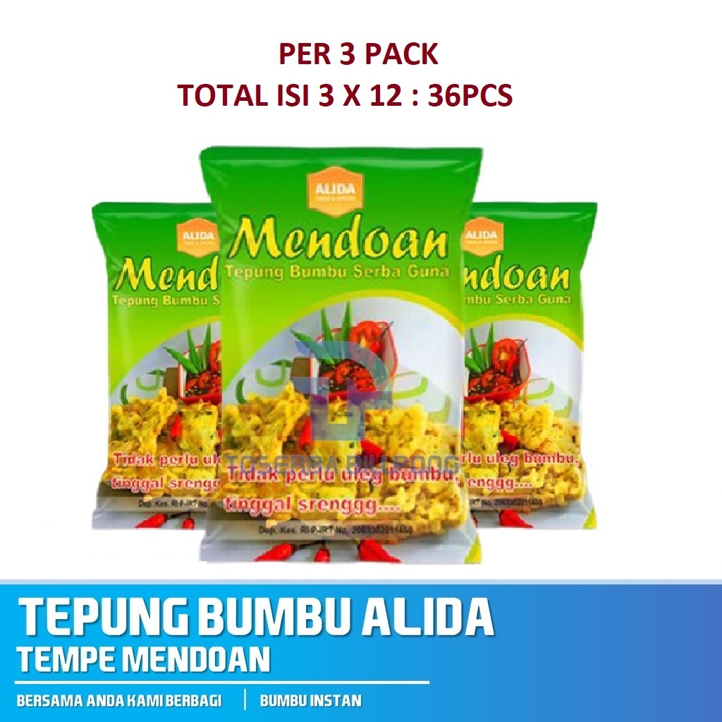 

Tepung Mendoan Khas Banyumas | 3 Pack X 12pcs / Tepung Mendoan