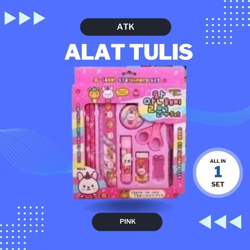 

Alat Tulis Sekolah Set ALL IN 1 Lengkap Kantoran Kerajinan Lengkap Murah Satuann Bisa COD