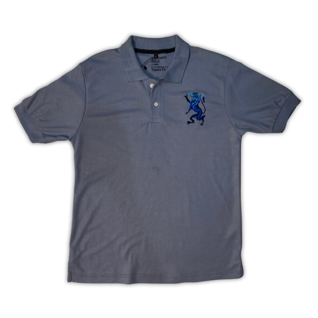 BAJU KAOS POLO KERAH GIORDANO LION LIKE ORI (WARNA BIRU & KUNING)
