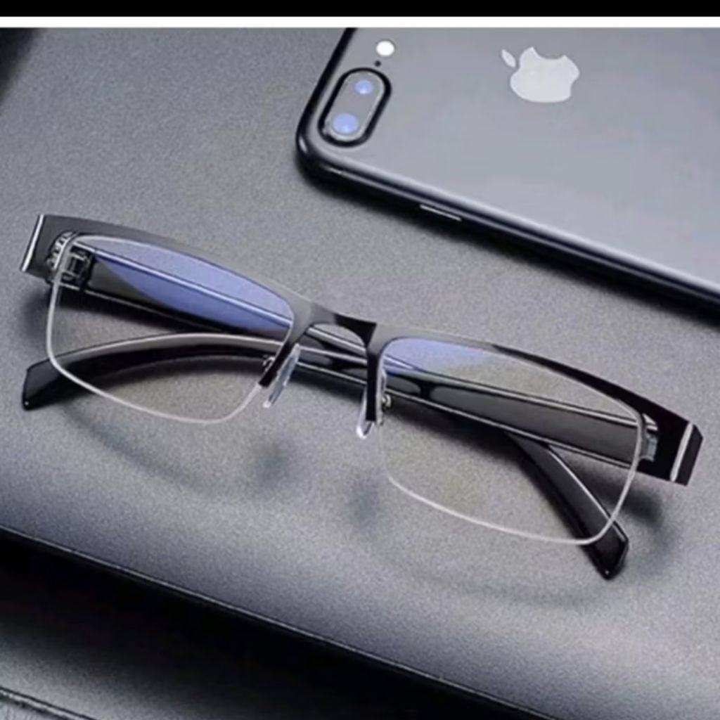 Kacamata Minus Rabun Jauh Frame ModelGantung Half Frame
