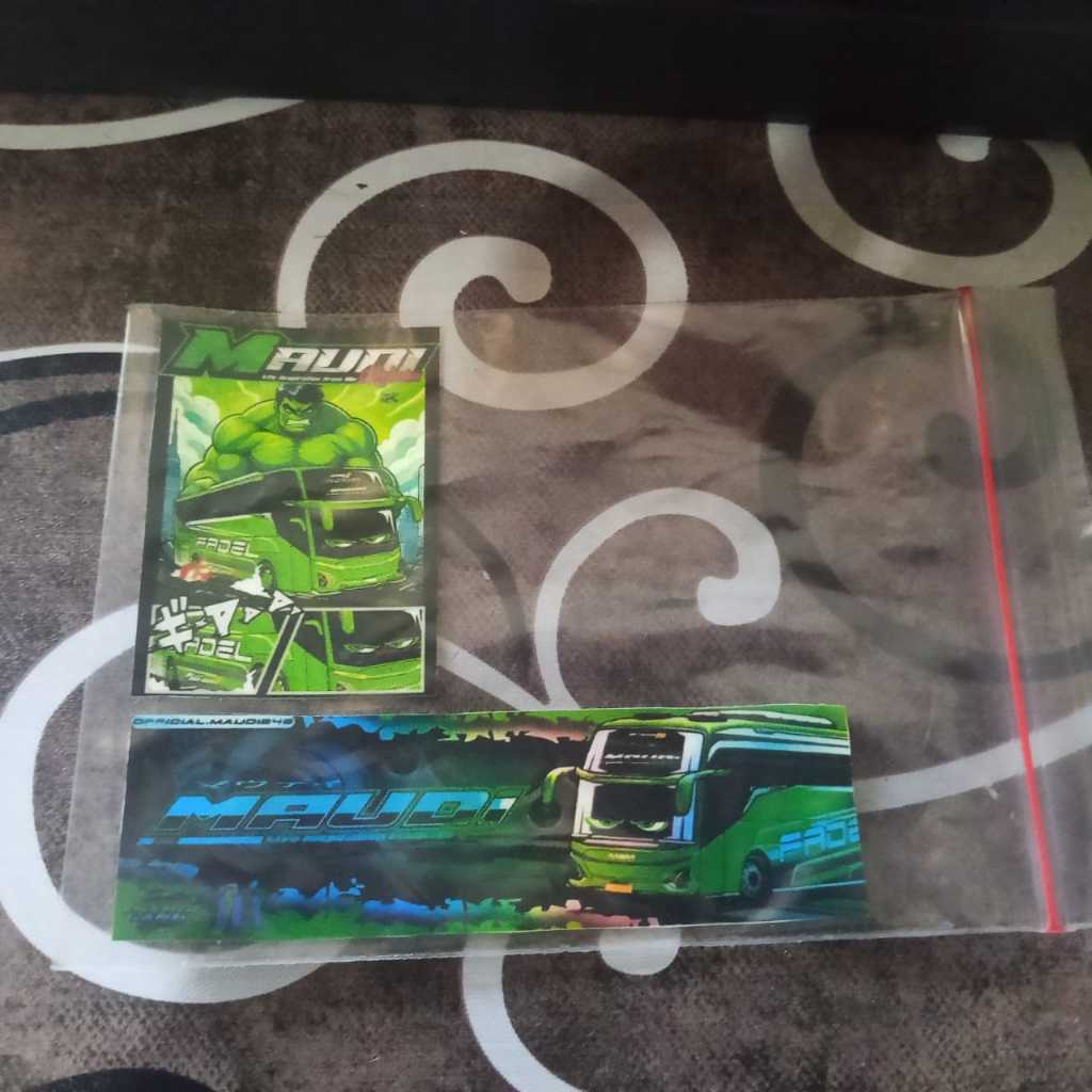 

stiker bus afa "maudi