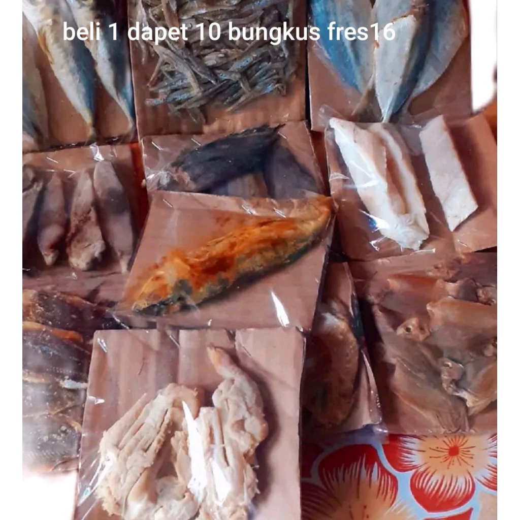 

Promo Murah Meriah Ikan Asin 10 bungkus