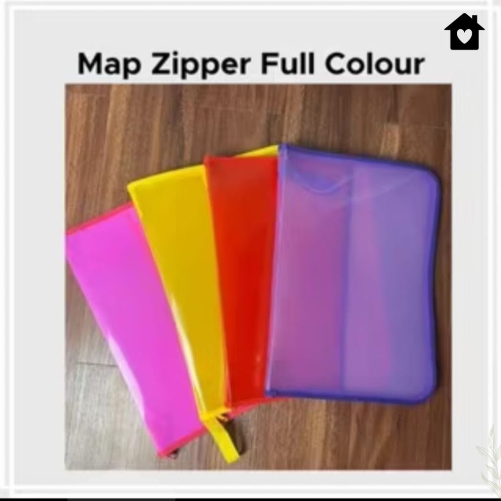 

Map Ziper plastik full colour resleting bag File F4