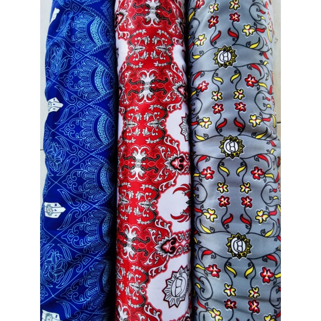 KAIN SATIN BATIK IPM MUHAMMADIYAH. SD, SMP, SMA. SERAGAM SEKOLAH