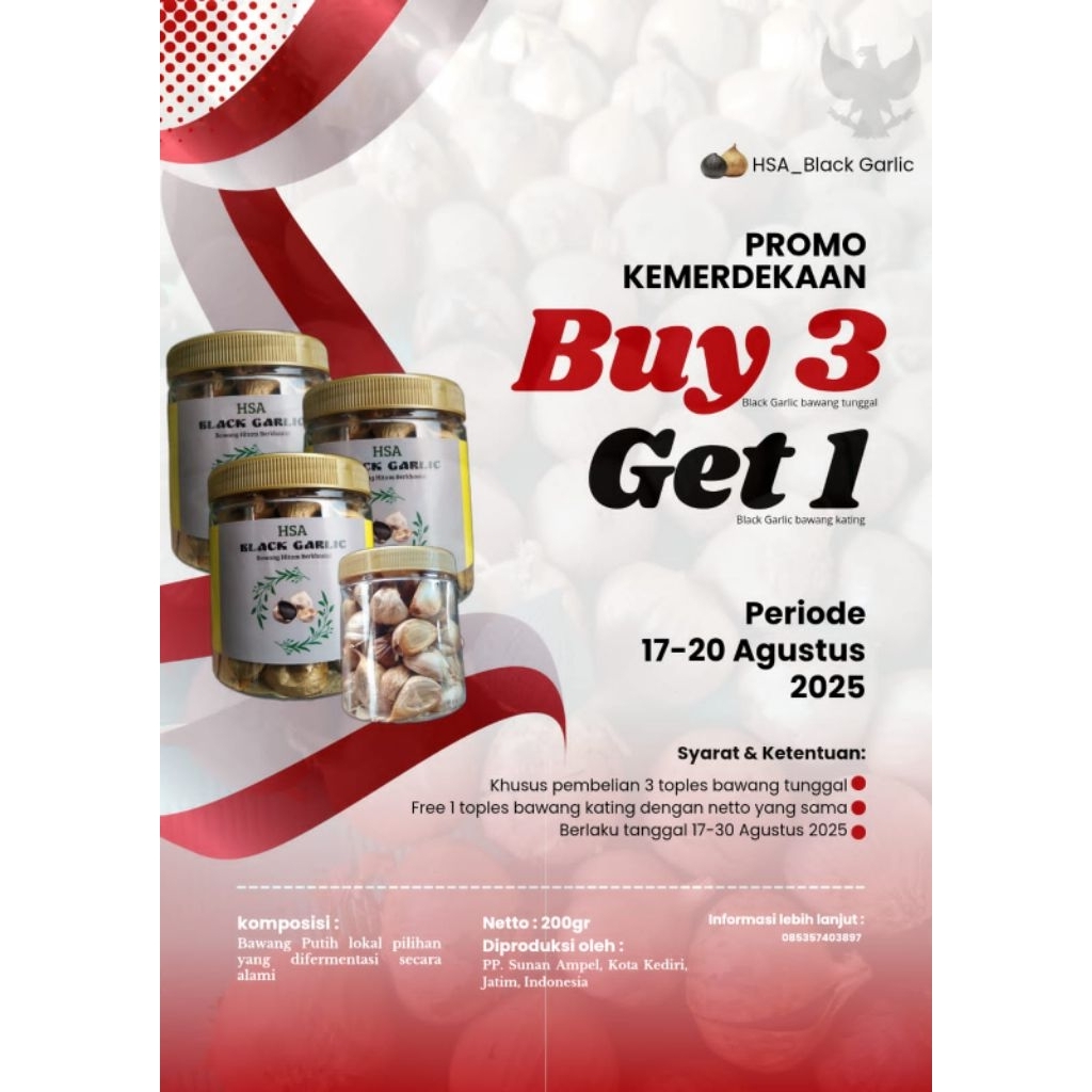 

Black Garlic (bawang tunggal)