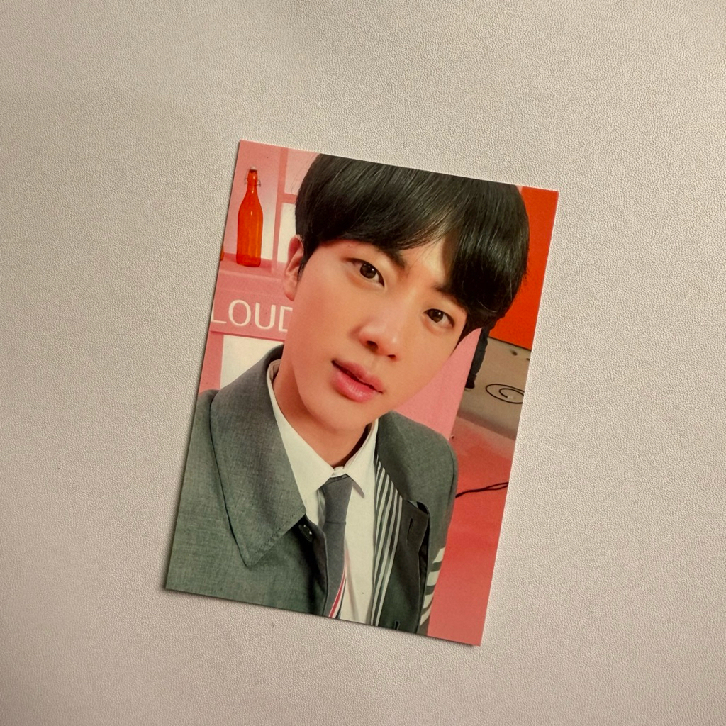 photocard pc seokjin jin binder hea korea official bts